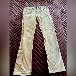 Men’s Jake straight tan buckle jeans